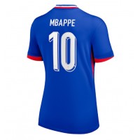 Camiseta Francia Kylian Mbappe #10 Primera Equipación para mujer Eurocopa 2024 manga corta